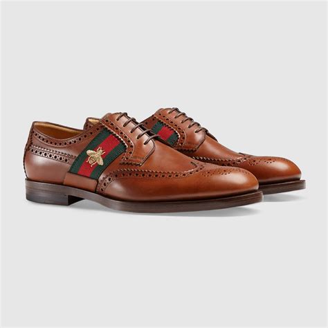 gucci bee lace up shoes|gucci lace up boots.